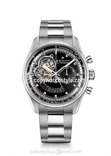 Zenith El Primero Chronomaster Power Reserve Black Bracelet 03.2080.4021/21.M2040 Zenith El Primero Chronomaster Power Reserve Black Bracelet 03.2080.4021/21.M2040