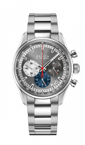 Zenith El Primero Chronomaster 38 Stainless Steel / Slate / Bracelet 03.2150.400/26.M2150 Zenith El Primero Chronomaster 38 Stainless Steel / Slate / Bracelet 03.2150.400/26.M2150
