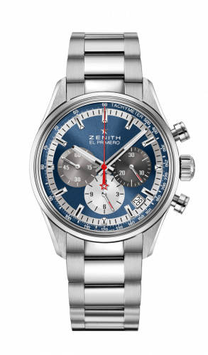 Zenith El Primero Chronomaster 38 Stainless Steel / Blue / Bracelet 03.2150.400/53.M2150 Zenith El Primero Chronomaster 38 Stainless Steel / Blue / Bracelet 03.2150.400/53.M2150