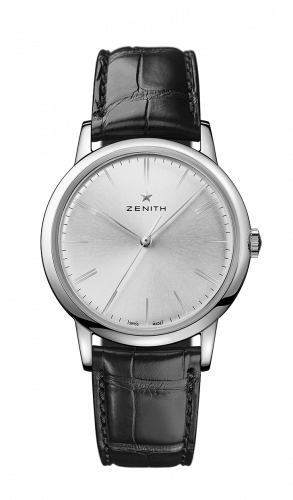 Zenith Elite Classic Stainless Steel / Silver / Alligator 03.2290.679/01.C493 Zenith Elite Classic Stainless Steel / Silver / Alligator 03.2290.679/01.C493