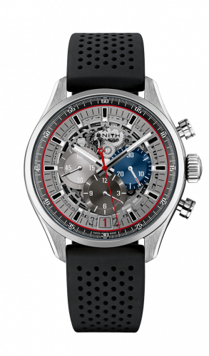 Zenith El Primero Chronomaster Skeleton 45 Stainless Steel / Rubber 03.2522.400/69.R576