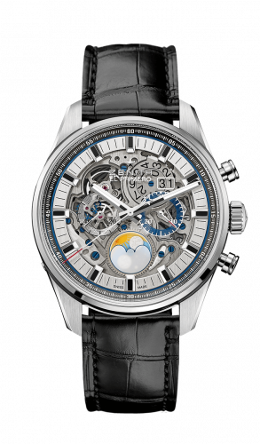 Zenith El Primero Chronomaster Grande Date Full Open Stainless Steel / Alligator 03.2530.4047/78.C813