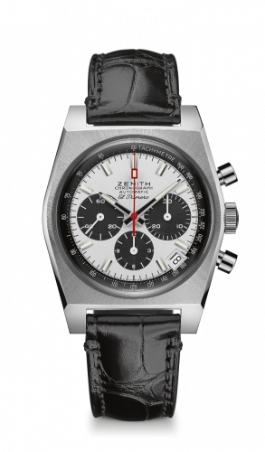 Zenith El Primero A384 Revival 50th Anniversary El Primero Stainless Steel / Panda / Alligator 03.A384.400/21.C815