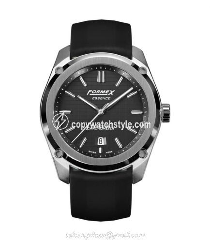 Formex Essence Automatic Chronometer Black / Rubber 0330.1.6321.910 Formex Essence Automatic Chronometer Black / Rubber 0330.1.6321.910