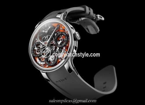 MB&F Legacy Machine Perpetual Evo Orange 07.ZR.OR MB&F Legacy Machine Perpetual Evo Orange 07.ZR.OR