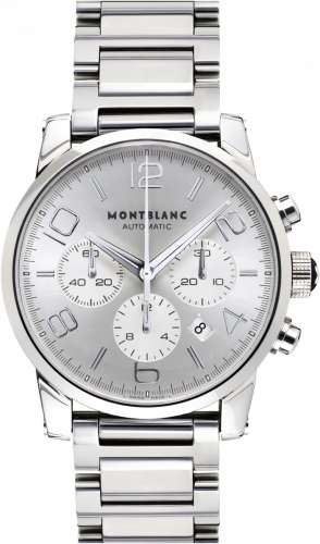 Montblanc Timewalker Chronograph Automatic Silver / Bracelet 09669 Montblanc Timewalker Chronograph Automatic Silver / Bracelet 09669