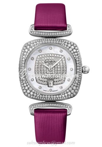 Glashutte Original Pavonina Date White Gold / Diamond / MOP - Diamond / Satin 1-03-01-05-34-30