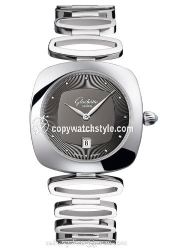 Glashutte Original Pavonina Date Stainless Steel / Grey / Bracelet 1-03-01-14-02-14 Glashutte Original Pavonina Date Stainless Steel / Grey / Bracelet 1-03-01-14-02-14