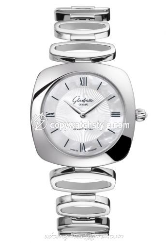 Glashutte Original Pavonina Stainless Steel / MOP / Bracelet 1-03-02-05-02-14