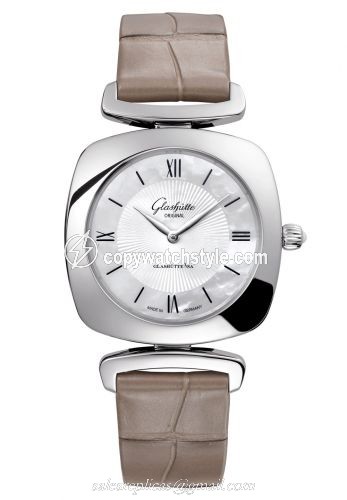 Glashutte Original Pavonina Stainless Steel / MOP / Alligator 1-03-02-05-02-30