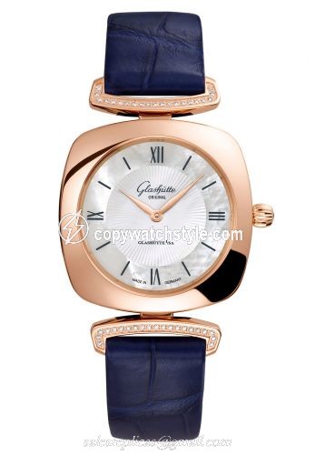 Glashutte Original Pavonina Red Gold / Diamond / MOP / Alligator 1-03-02-05-05-30