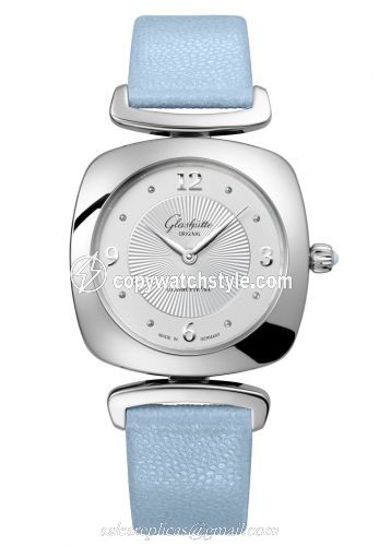 Glashutte Original Pavonina Stainless Steel / Silver / Calf 1-03-02-10-02-34 Glashutte Original Pavonina Stainless Steel / Silver / Calf 1-03-02-10-02-34