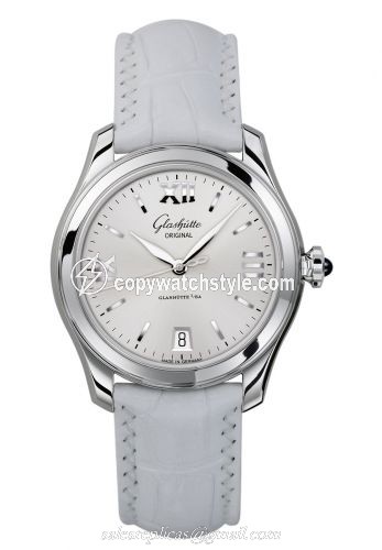 Glashutte Original Lady Serenade Stainless Steel / Silver / Alligator / Folding 1-39-22-02-02-04 Glashutte Original Lady Serenade Stainless Steel / Silver / Alligator / Folding 1-39-22-02-02-04