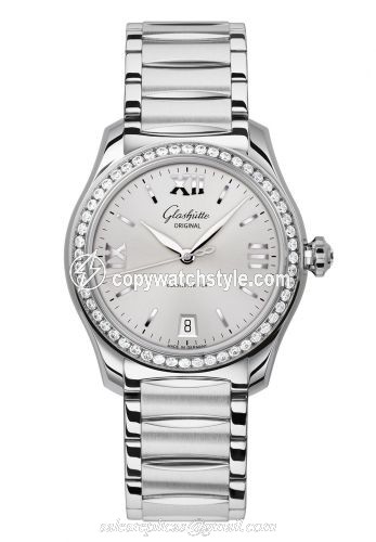 Glashutte Original Lady Serenade Stainless Steel / Diamond / Silver / Bracelet 1-39-22-02-22-34 Glashutte Original Lady Serenade Stainless Steel / Diamond / Silver / Bracelet 1-39-22-02-22-34