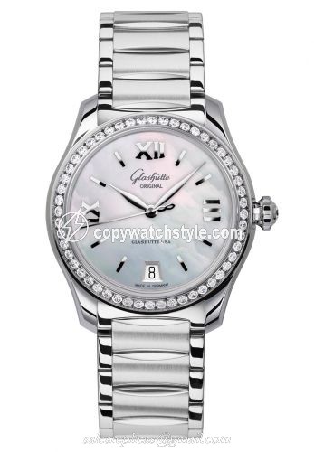 Glashutte Original Lady Serenade Stainless Steel / Diamond / MOP / Bracelet 1-39-22-08-22-34 Glashutte Original Lady Serenade Stainless Steel / Diamond / MOP / Bracelet 1-39-22-08-22-34