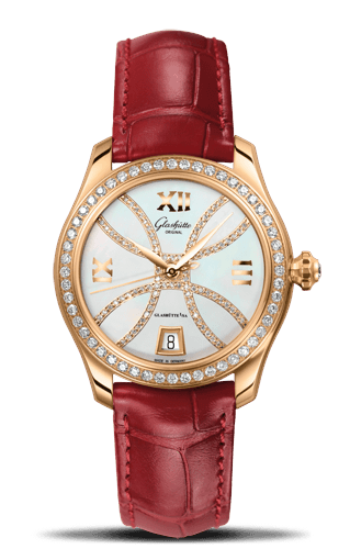 Glashutte Original Lady Serenade Rose Gold / Diamond / MOP - Index Line / Alligator 1-39-22-14-11-44 Glashutte Original Lady Serenade Rose Gold / Diamond / MOP - Index Line / Alligator 1-39-22-14-11-44