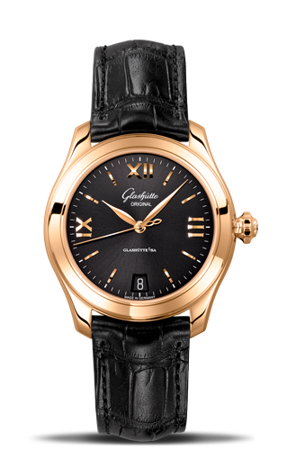 Glashutte Original Lady Serenade Rose Gold / Black / Alligator / Folding 1-39-22-18-01-04 Glashutte Original Lady Serenade Rose Gold / Black / Alligator / Folding 1-39-22-18-01-04