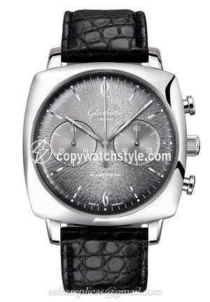 Glashutte Original Sixties Square Chronograph Stainless Steel / Rock 1-39-34-25-32-04 Glashutte Original Sixties Square Chronograph Stainless Steel / Rock 1-39-34-25-32-04