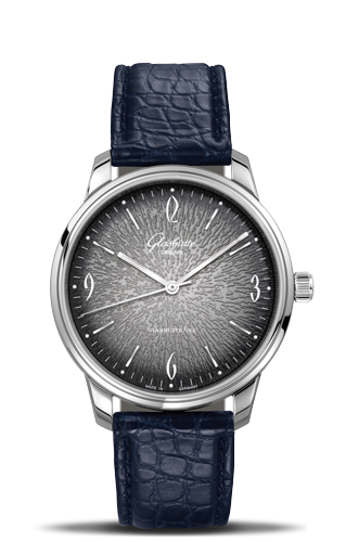 Glashutte Original Sixties Stainless Steel / Iconic Grey / Alligator 1-39-52-11-02-01 Glashutte Original Sixties Stainless Steel / Iconic Grey / Alligator 1-39-52-11-02-01