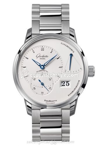 Glashutte Original PanoReserve Stainless Steel / Silver / Bracelet 1-65-01-22-12-24 Glashutte Original PanoReserve Stainless Steel / Silver / Bracelet 1-65-01-22-12-24