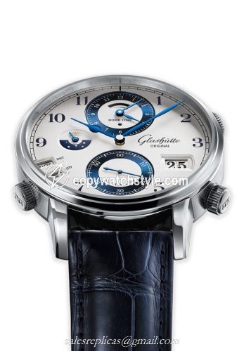 Glashutte Original Senator Cosmopolite Stainless Steel / China SKP / Alligator / Folding 1-89-02-02-02-30 Glashutte Original Senator Cosmopolite Stainless Steel / China SKP / Alligator / Folding 1-89-02-02-02-30