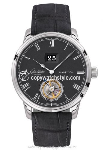 Glashutte Original Senator Tourbillon White Gold / Grey / Alligator / Folding 1-94-03-04-04-50 Glashutte Original Senator Tourbillon White Gold / Grey / Alligator / Folding 1-94-03-04-04-50
