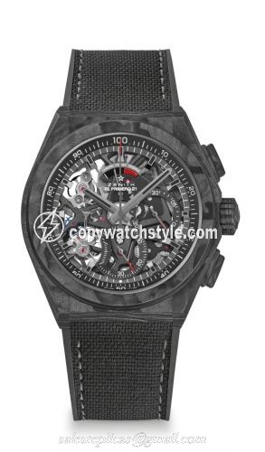 Zenith Defy El Primero 21 Full Carbon / Skeleton / Rubber 10.9000.9004/96.R921 Zenith Defy El Primero 21 Full Carbon / Skeleton / Rubber 10.9000.9004/96.R921