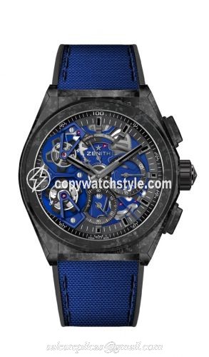 Zenith Defy Double Tourbillon Full Carbon / Skeleton / Cordura 10.9000.9020/79.R918 Zenith Defy Double Tourbillon Full Carbon / Skeleton / Cordura 10.9000.9020/79.R918