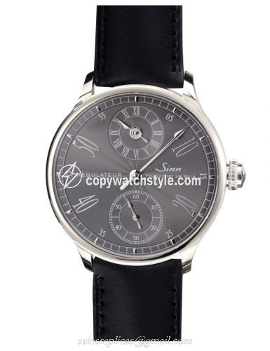 Sinn Classic Timepieces Regulateur White Gold / Grey 6100.030 Sinn Classic Timepieces Regulateur White Gold / Grey 6100.030