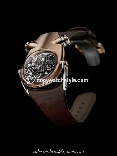 MB&F Horological Machine N10 HM10 Bulldog Red Gold / Titanium 100.RL.B
