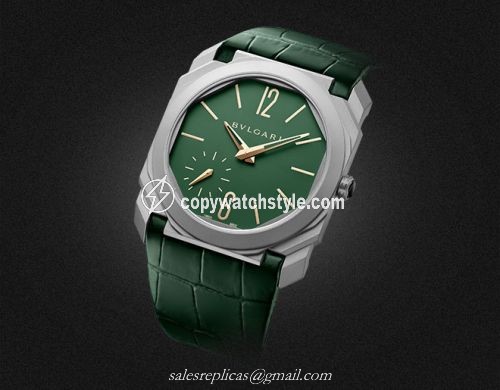 Bulgari Octo Finissimo Automatic Titanium / Green / Harrods 100995 Bulgari Octo Finissimo Automatic Titanium / Green / Harrods 100995