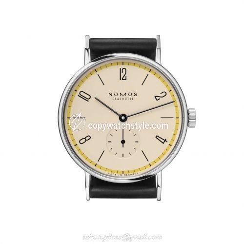 Nomos Glashutte Tangente 35 A Century of Bauhaus Yellow 101.S15 Nomos Glashutte Tangente 35 A Century of Bauhaus Yellow 101.S15
