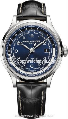 Baume & Mercier Capeland Worldtimer Limited Edition 10135 Baume & Mercier Capeland Worldtimer Limited Edition 10135