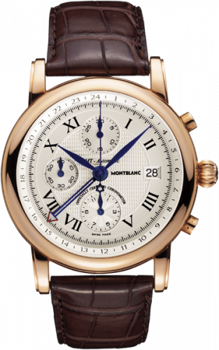 Montblanc Star Traditional Chronograph GMT Automatic Red Gold 101638 Montblanc Star Traditional Chronograph GMT Automatic Red Gold 101638