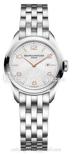 Baume & Mercier Clifton Quartz Stainless Steel / Silver / Bracelet 10175 Baume & Mercier Clifton Quartz Stainless Steel / Silver / Bracelet 10175