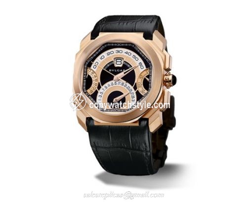 Bulgari Octo Saltarello Retrogradi Chronograph Pink Gold 101837 Bulgari Octo Saltarello Retrogradi Chronograph Pink Gold 101837