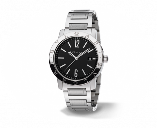 Bulgari Bulgari Solotempo 41.5 Black Bracelet 101868 Bulgari Bulgari Solotempo 41.5 Black Bracelet 101868