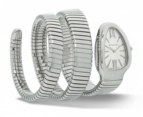 Bulgari Serpenti Tubogas Silver Double Tour 101911