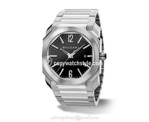 Bulgari Octo Solotempo 41 Black Bracelet 102031 Bulgari Octo Solotempo 41 Black Bracelet 102031