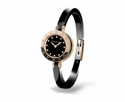 Bulgari B.Zero1 Pink Gold Ceramic Black 102087 Bulgari B.Zero1 Pink Gold Ceramic Black 102087