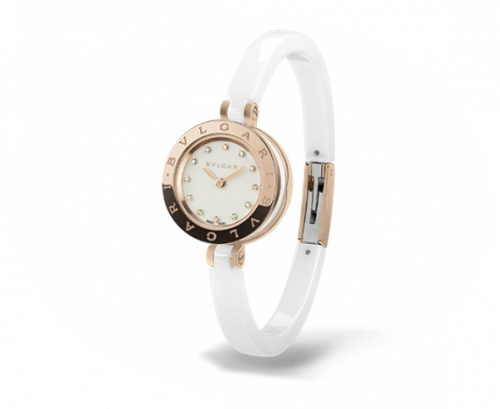 Bulgari B.Zero1 Pink Gold Ceramic White 102088 Bulgari B.Zero1 Pink Gold Ceramic White 102088