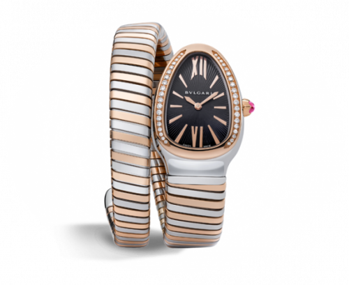 Bulgari Serpenti Tubogas Two Tone Black Diamond 102098