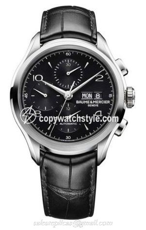 Baume & Mercier Clifton Chronograph Black 10211 Baume & Mercier Clifton Chronograph Black 10211