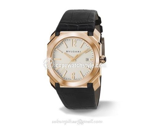 Bulgari Octo Solotempo 38 Pink Gold 102119 Bulgari Octo Solotempo 38 Pink Gold 102119