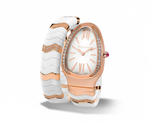 Bulgari Serpenti Spiga Pink Gold White 102202