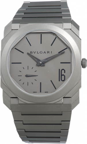 Bulgari Octo Finissimo Automatic Titanium / Grey / WorldTempus 102971 Bulgari Octo Finissimo Automatic Titanium / Grey / WorldTempus 102971