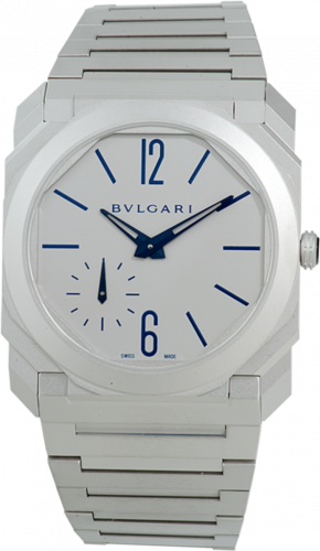 Bulgari Octo Finissimo Automatic Titanium / Grey - Blue / Bracelet 103170 Bulgari Octo Finissimo Automatic Titanium / Grey - Blue / Bracelet 103170