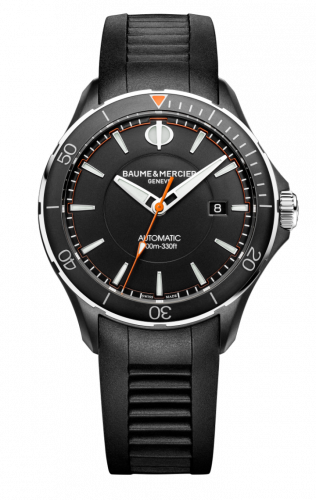 Baume & Mercier Clifton Club ADLC / Black / Rubber 10339 Baume & Mercier Clifton Club ADLC / Black / Rubber 10339