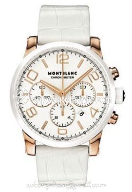 Montblanc TimeWalker Chronograph Automatic Red Gold Ceramic White 104669 Montblanc TimeWalker Chronograph Automatic Red Gold Ceramic White 104669