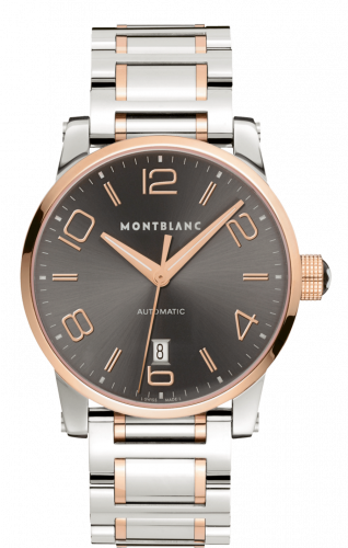 Montblanc TimeWalker Date Automatic 39 Two Tone Red / Bracelet 106501 Montblanc TimeWalker Date Automatic 39 Two Tone Red / Bracelet 106501